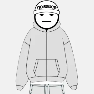 the zippa' - grey