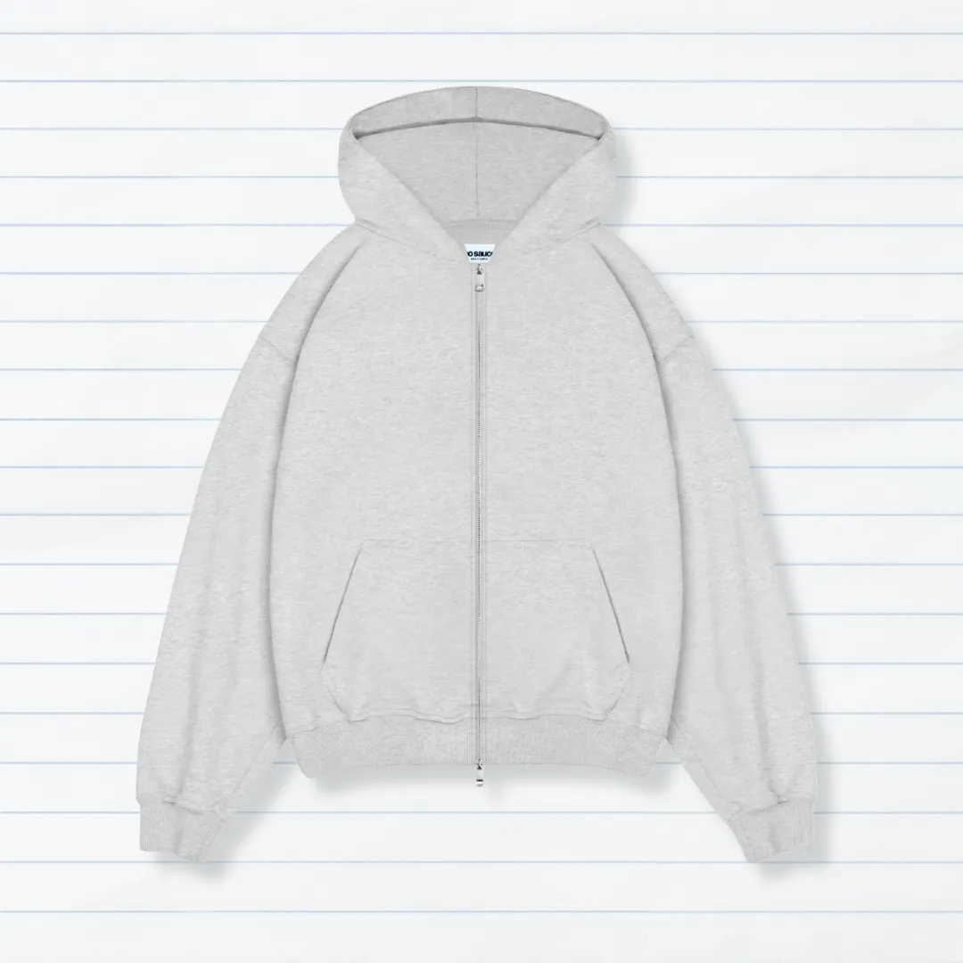 the zippa' - grey