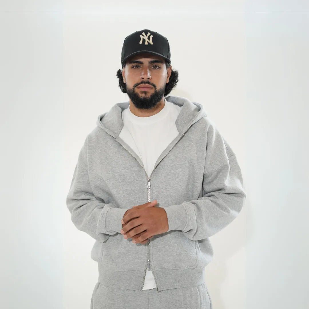 the zippa' - grey