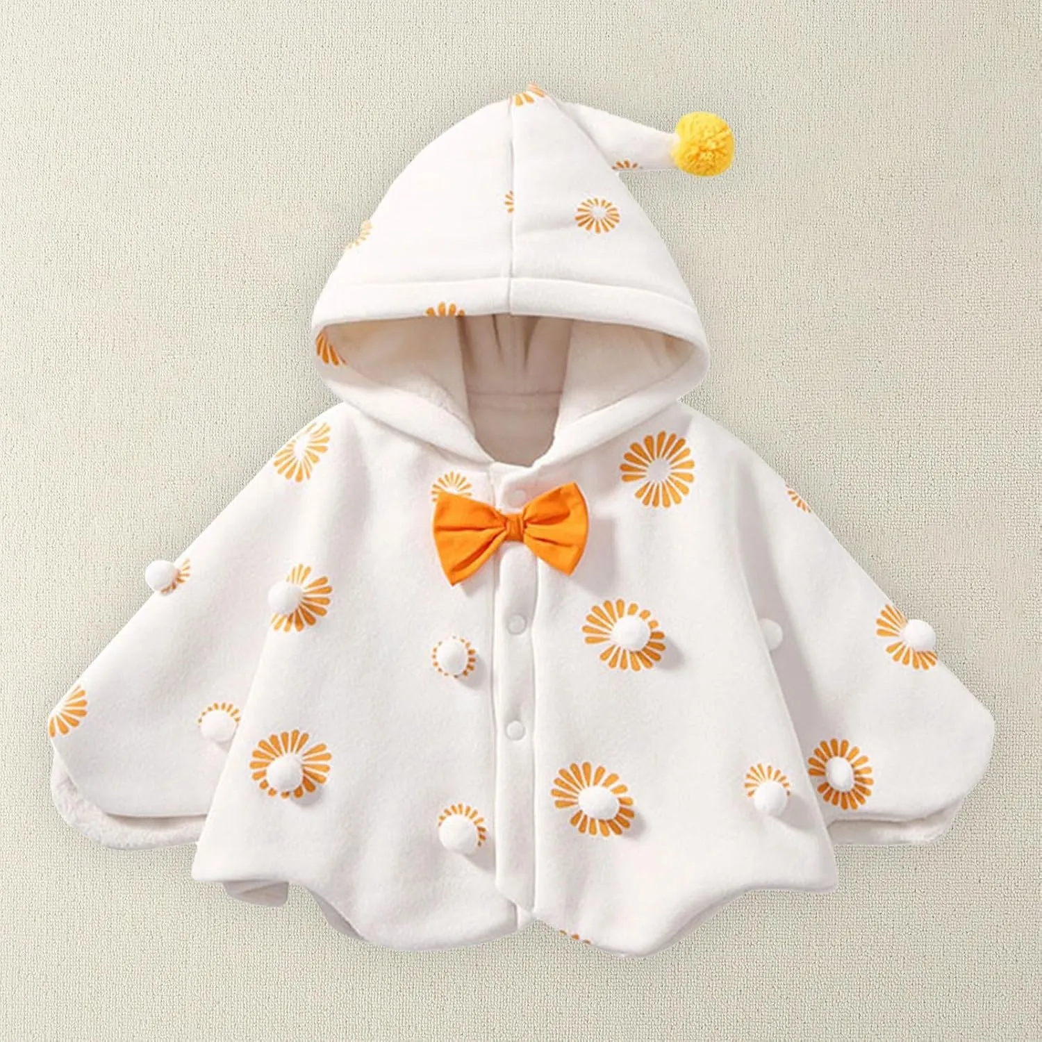 Toddler Baby Girl Christmas Outfits Velvet Hooded Poncho Red Cape Cloak Coat Jacket Infant Winter Coat