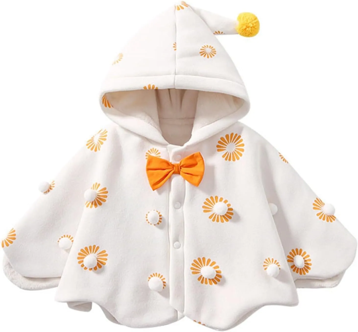 Toddler Baby Girl Christmas Outfits Velvet Hooded Poncho Red Cape Cloak Coat Jacket Infant Winter Coat