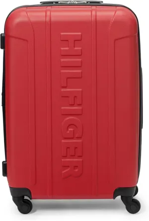 Tommy Hilfiger Unisex Luggage Check In,Red,Medium