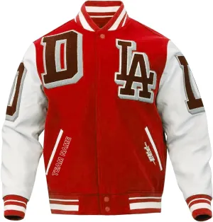 Trifoliate Custom LA Baseball Varsity Jacket  Los Lightweight Angeles Sports Print Your Name Wool Letterman Jackets For Men
