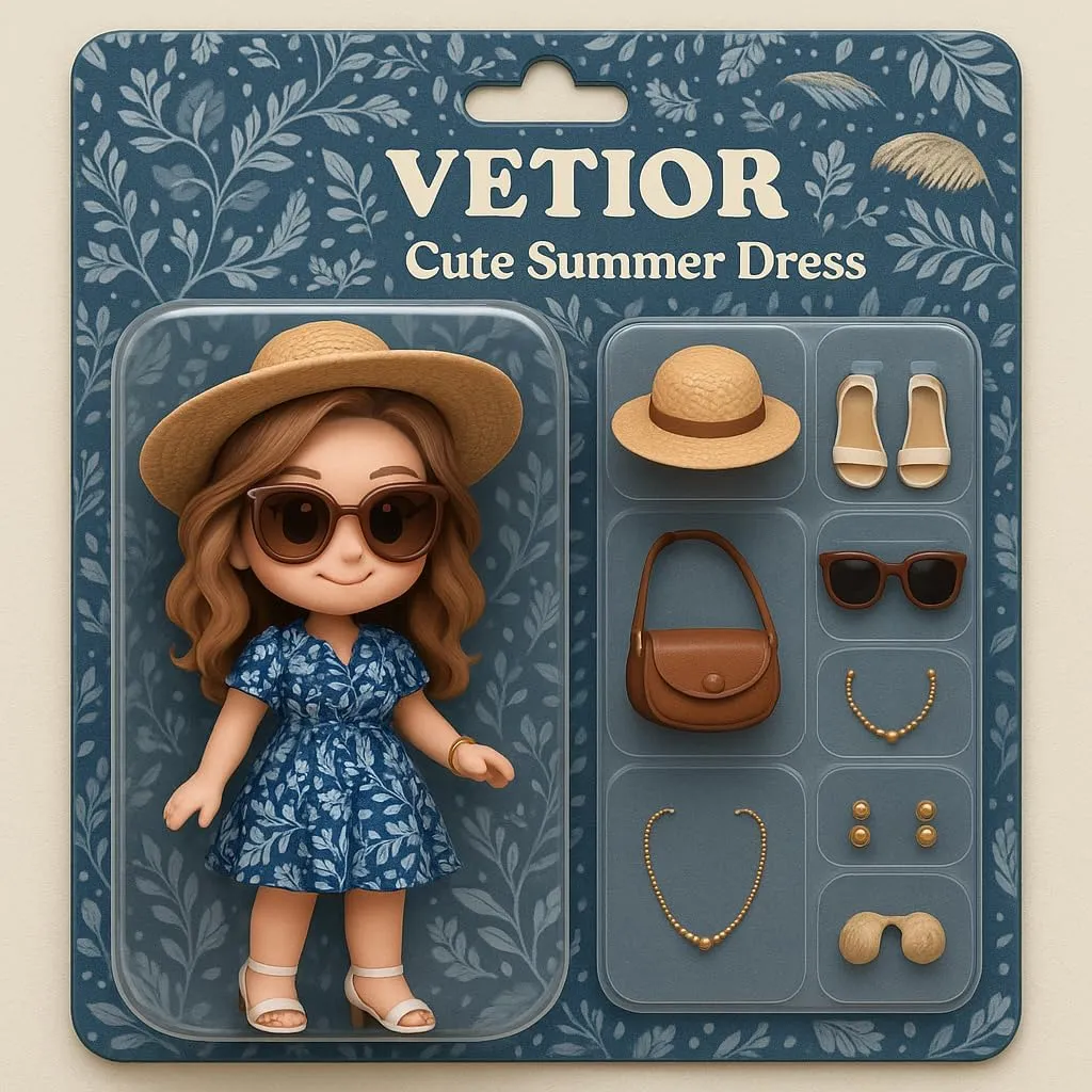 VETIOR Somerset Mini Dress Teens Friendly Womens Elastic Smocked Waist Henley Neck with Ruffled Sleeves and Pockets