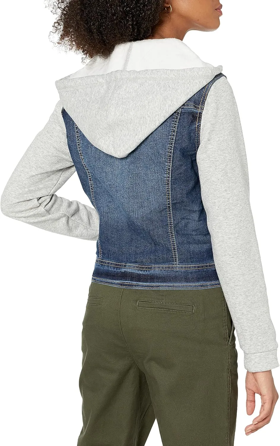 WallFlower Women's Dreamer Denim Jackets Juniors (Standard and Plus)