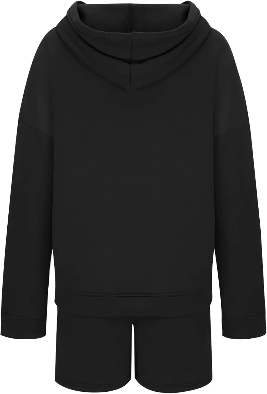 Women 2 Piece Outfit Oversized Hoodie Sweatshirts Shorts Lounge Sweat Set Sweatsuit Tracksuit Y2k Fall Outfits 2024