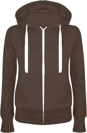 Women Hoodies Long Sleeve Sweatshirts Oversized Solid Casual Full Zipper Jackets Winter Clothes 2023 Fashion Outfits