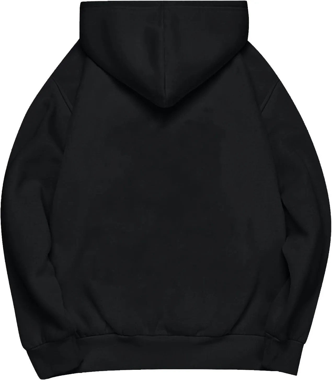 Women Oversized Hoodie Solid Color Drop Sleeve Imitation Cotton Sweatshirt Fashion Y2k Cute Loose Clothes with Pocket