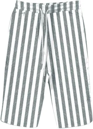 Womens Casual Linen High Waist Pants Vintage Floral Print Casual Plus Size Trendy Striped Spring Summer Gauze Pants