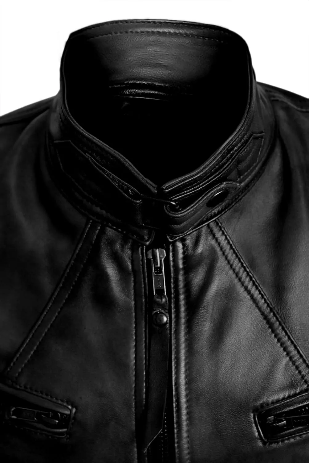 Women's Motorcycle Genuine Leather Jacket - Lambskin Leather Jacket Woman - Real Leather Jackets for Women