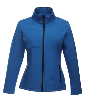 Womens Octagon II printable 3-layer membrane softshell | Oxford Blue/Black