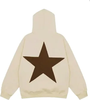 Y2k Graphic Hoodies for Women Star Printed Hoodie Oversized Pullover Sweatshirt Vintage Streetwear