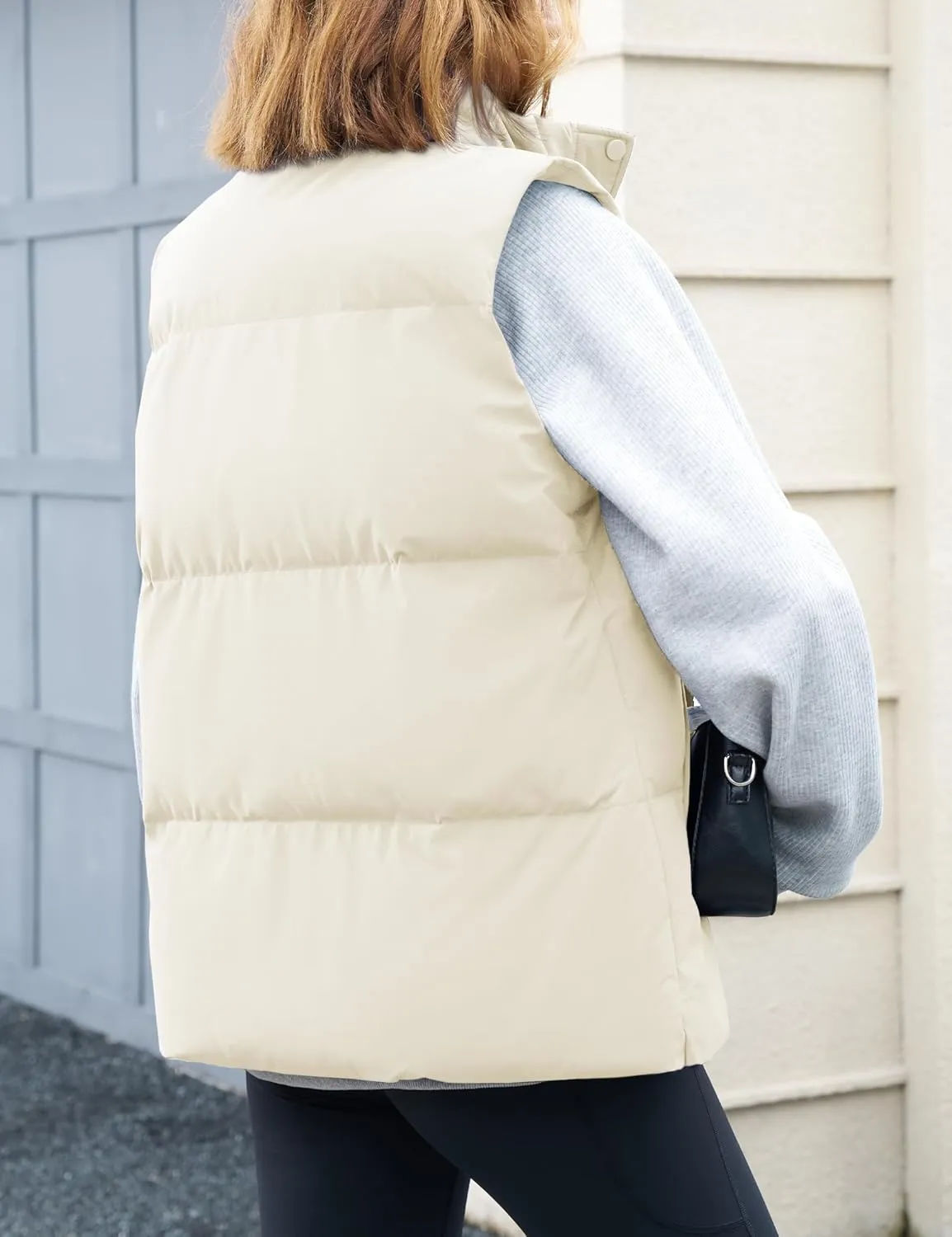 YUCOLEN Down Puffer Vest for Women Lightweight Warm Sleeveless Puffer Jacket 2024 Women Winter Trendy Puffy Vests